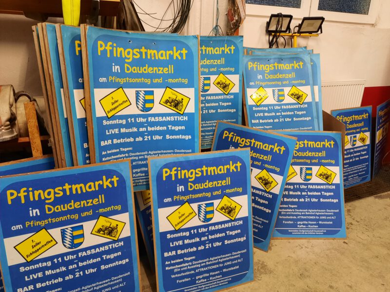 Plakate Pfingstmarkt 2023