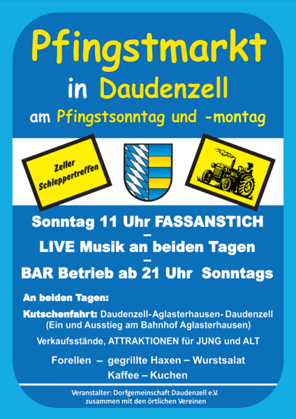 Plakat Pfingstmarkt 2023